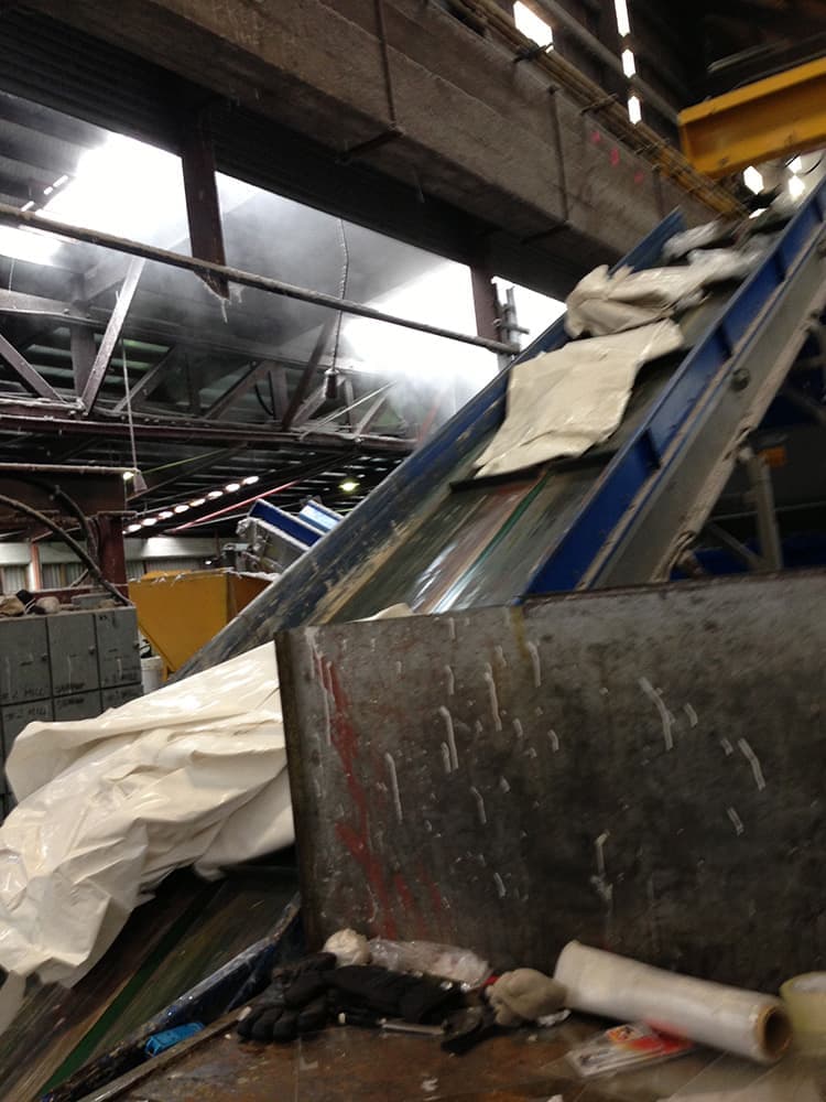 Shrink wrap recycling process in collaboration with Safesmart Access and Safeseal Shrinkwrap